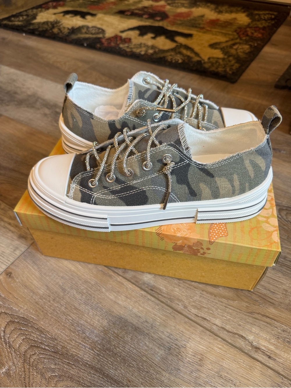 Aman Camo Sneakers from Buckle - Khaki